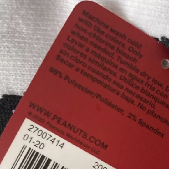 Peanuts Women’s No Show Socks 6 Pairs - Picture 7 of 8